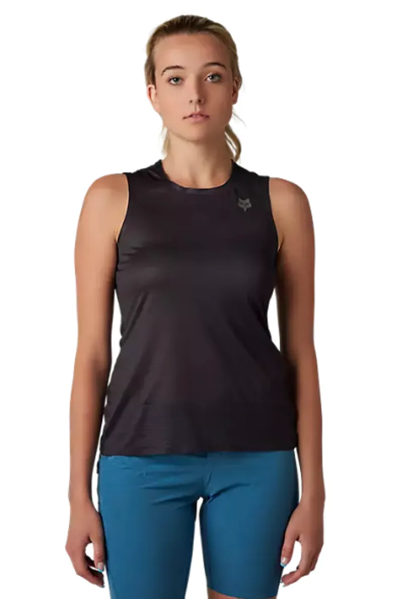 Fox Racing Women's Flexair Ascent Sleeveless Jersey in Black-1